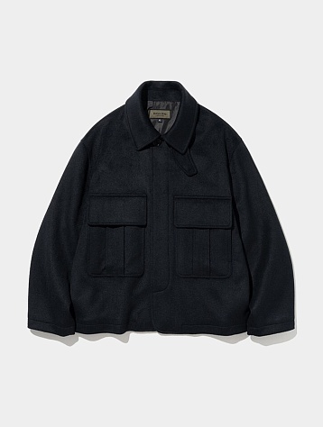 Куртка Uniform Bridge Pocket Wool Short Coat Dark Navy