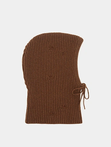 Балаклава MM6 Maison Margiela Brown Melange