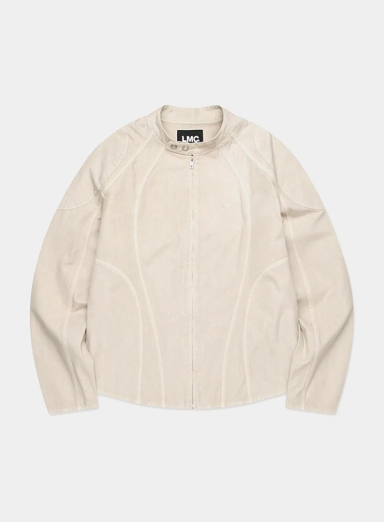 Куртка LMC Pigment Dyed Oval Globe Biker Jacket Beige
