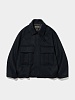 Полупальто Uniform Bridge Pocket Wool Short Coat Dark Navy