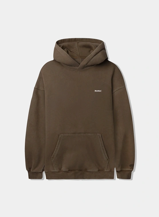 Худи Butter Goods Basic Pullover Hood Brown