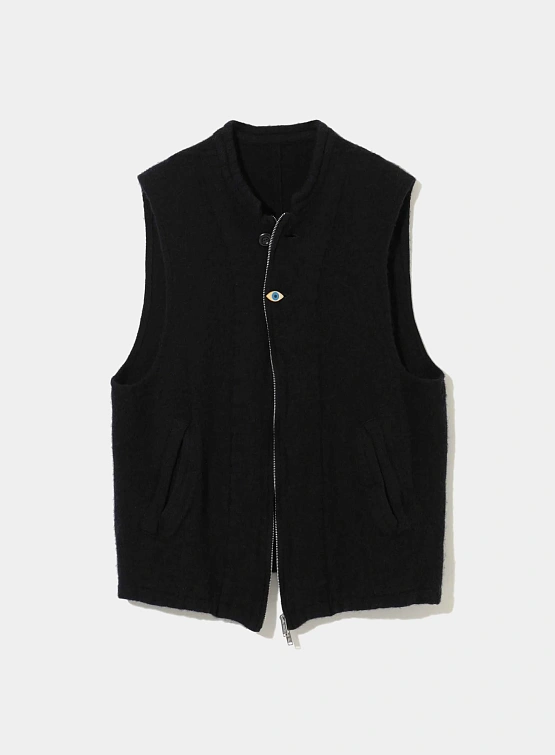 Жилет UNDERCOVER Eye-Motif Button Black