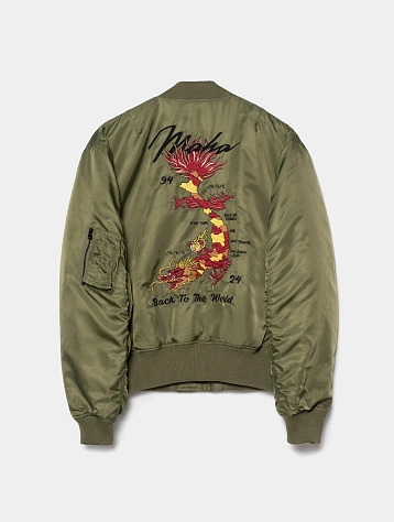 Бомбер MAHARISHI 5247 Tour Dragon Map MA1 Olive