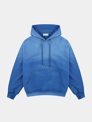 Худи System Studios Oversize Drawstring Hood Blue