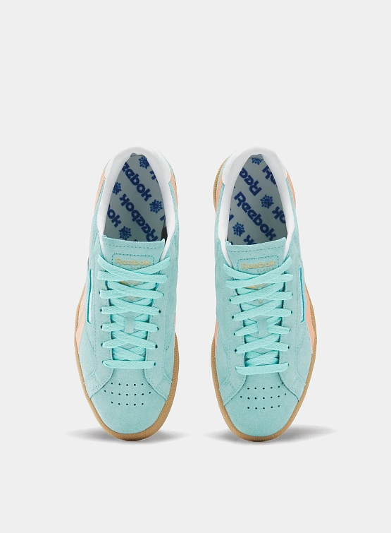 Кеды Reebok Club C Grounds UK Ai Aqua/Sunkissed Orange/Gum