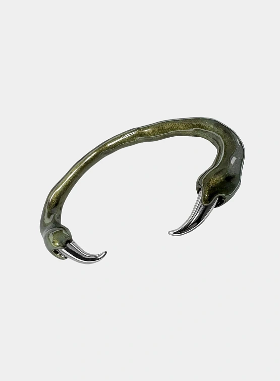 Браслет CASPER DIY With Spikes Green