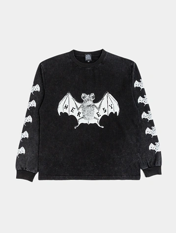 Лонгслив Heresy Bats Black
