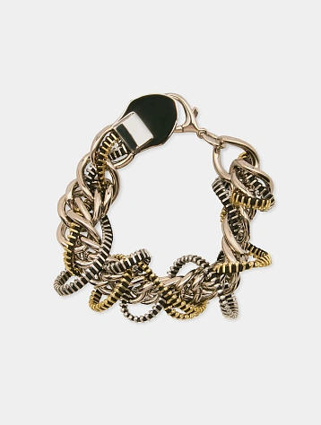 Браслет Jean Paul Gaultier Zippers Silver/Black/Gold