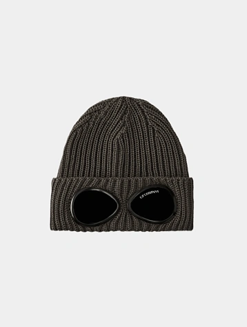 Шапка C.P. Company Extrafine Merino Wool Goggle Walnut