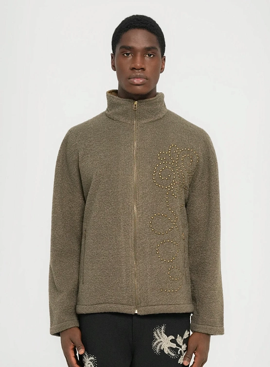 Флисовая куртка Bluemarble Studded Fleece Green