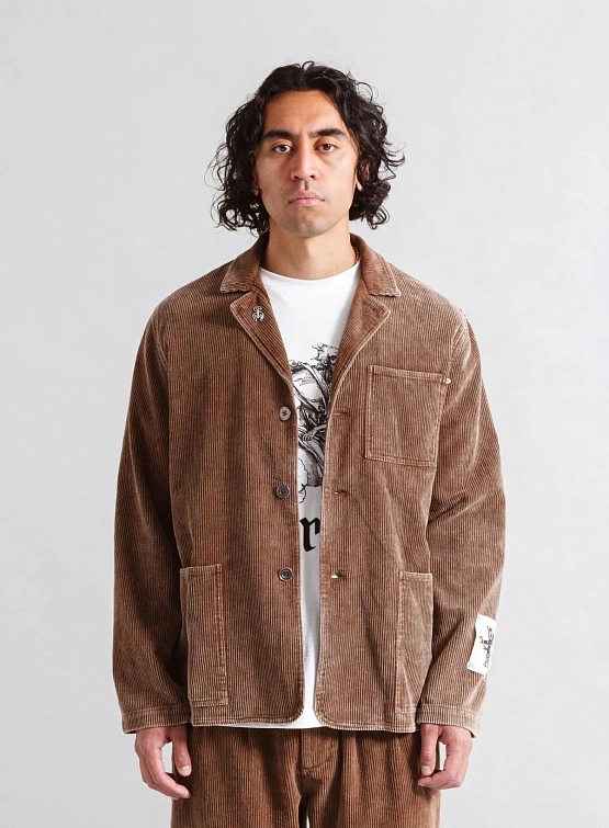 Овершот Heresy Cord Barrow Jacket Brown
