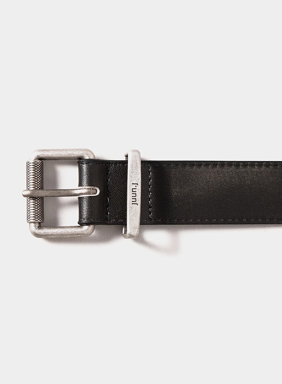 Ремень JUUN.J Leather Belt Black