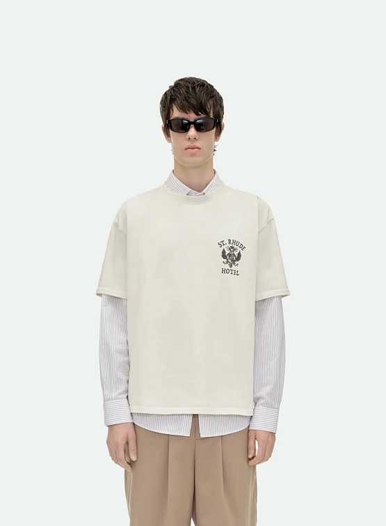 Футболка RHUDE ST. Seal Vintage White