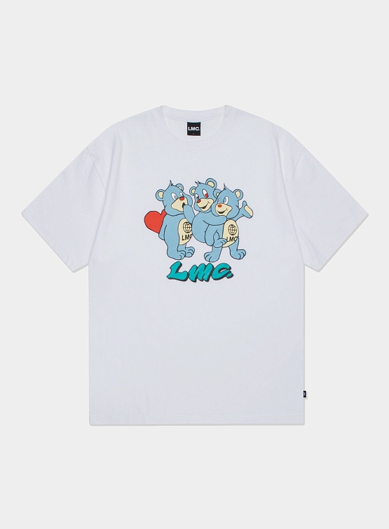 Футболка LMC Triangle Bear Tee White