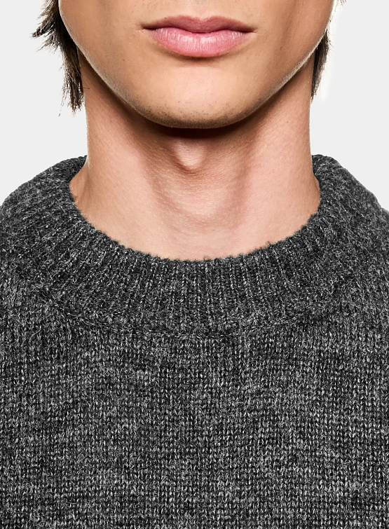 Свитшот MKI MIYUKI ZOKU Mohair Blend Knit Charcoal