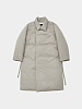 Пуховик AMOMENTO Down Puffer Long Coat Beige