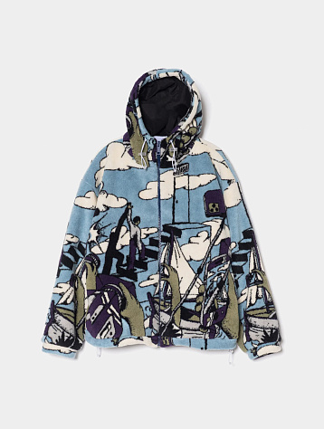 Флисовая куртка BONSAI Truman Zip Hoodie Print