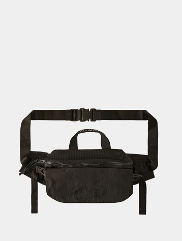 Сумка C.P. Company Plain Paper Touch Waistbag Black