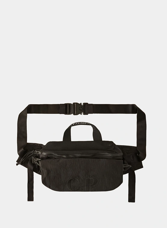 Сумка C.P. Company Plain Paper Touch Waistbag Black