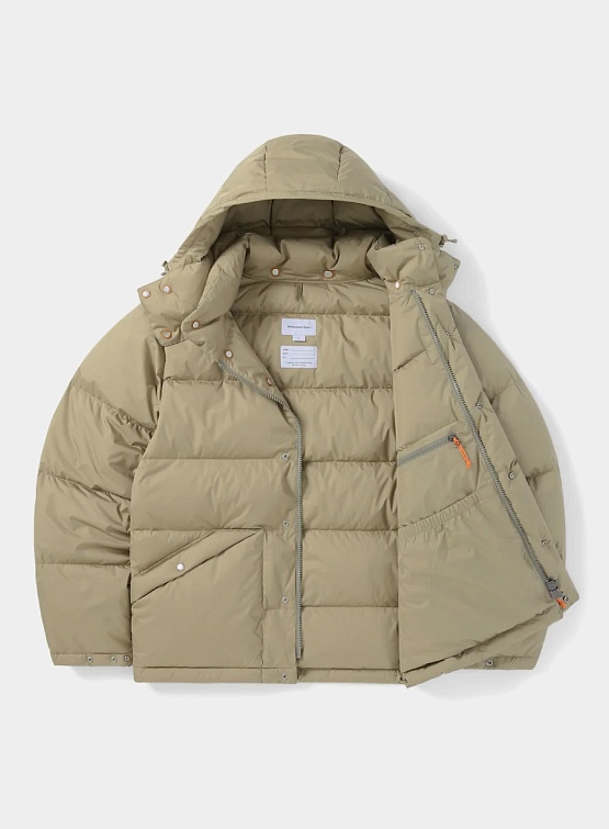 Пуховик thisisneverthat Classic Ripstop Down Parka Beige