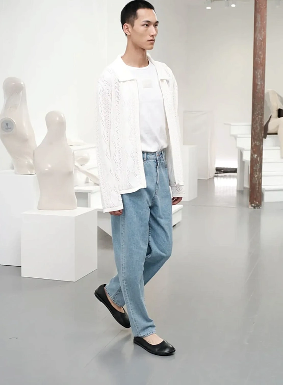 Джинсы AMOMENTO Men's Recycle Cotton Light Blue