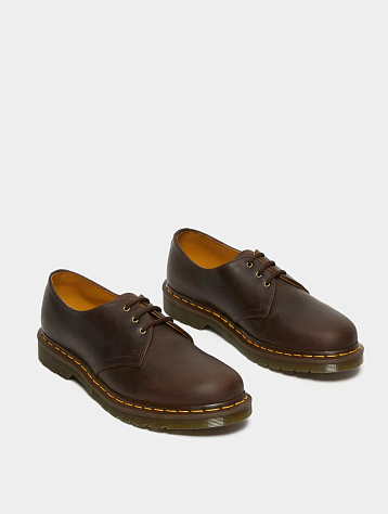 Полуботинки Dr. Martens 1461 Crazy Horse Leather Oxford Brown