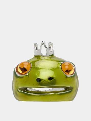 Кольцо Collina Strada Frog Prince Lime