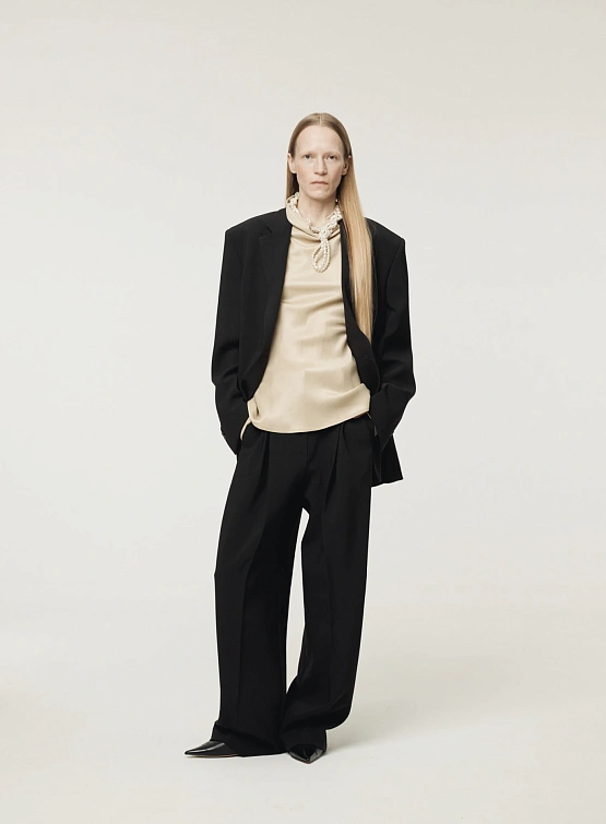 Женский пиджак Recto Signature Single Breasted Black