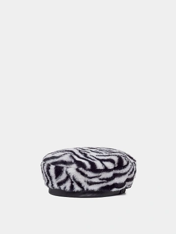 Берет Kangol Faux Fur Beret White Zebra