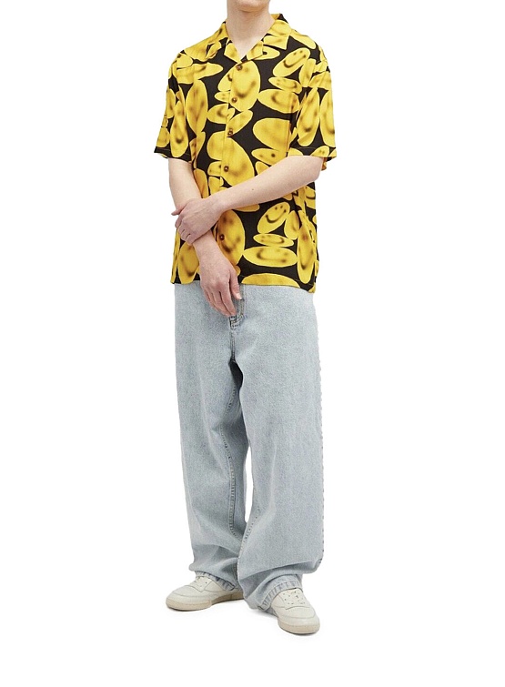 Рубашка MARKET Smiley Afterhours Washed Black