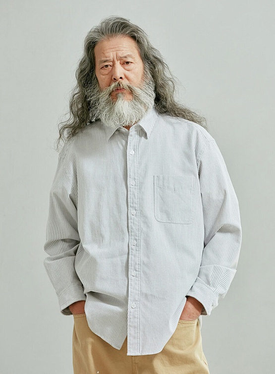 Рубашка FrizmWORKS Og Stripe Shirt Gray