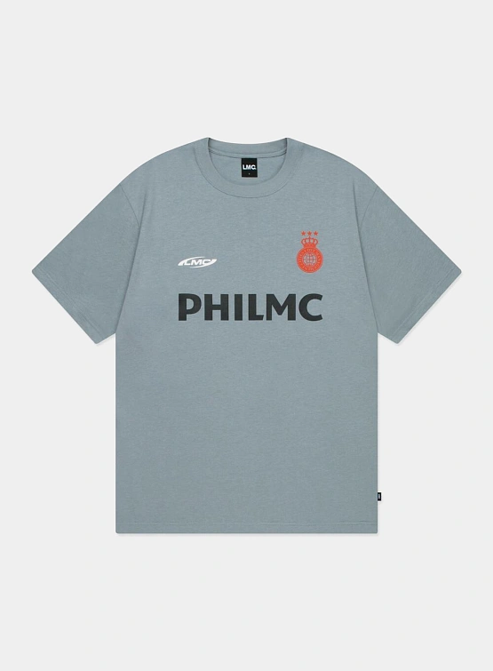 Футболка LMC Philmc Parody Soccer Tee Gray