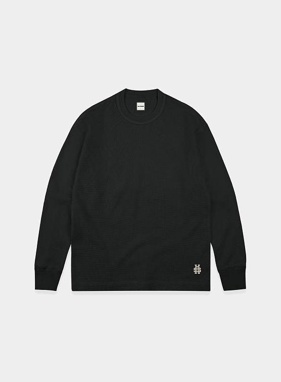 Лонгслив HAL STUDIOS Waffle Longsleeve Black