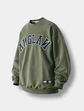 Свитшот ANGLAN Applique Heavy Sweatshirt Khaki