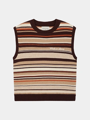 Жилет Walk In Paris Grandma Sleeveless Knit Marron