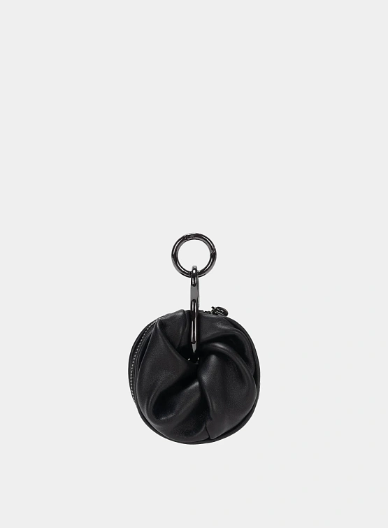 Ключница COTE&CIEL Keychain Aóos Nano Alias Leather Agate Black