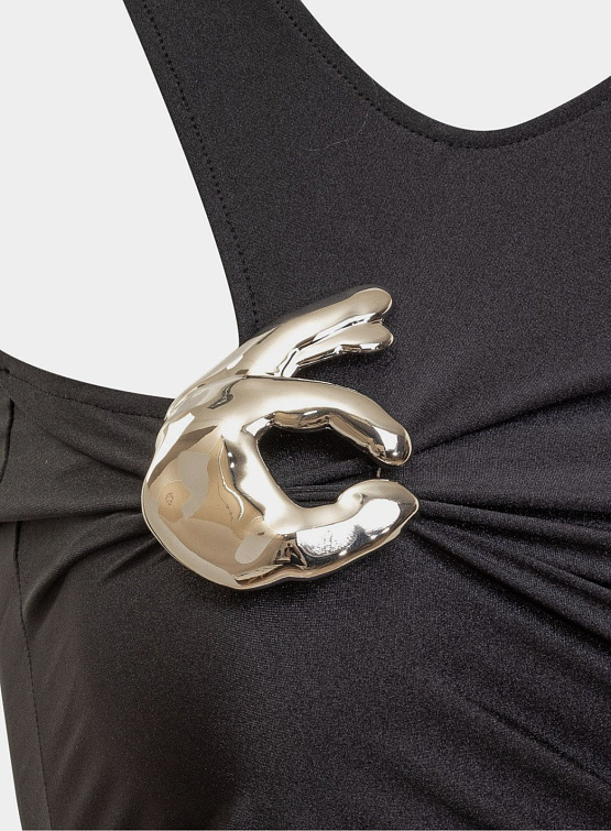 Женское платье Coperni Single Emoji Dress Black