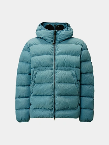 Пуховик C.P. Company Chrome-R Goggle Down Aegean Blue