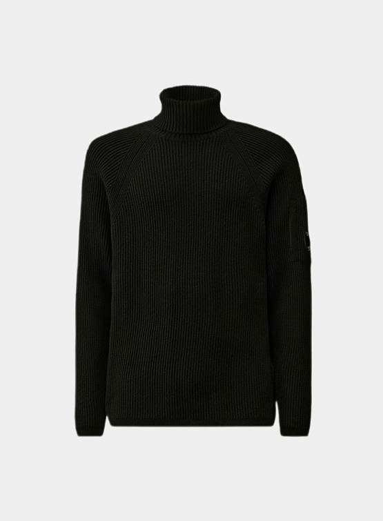Свитер C.P. Company Lambswool GRS Roll Neck Full Knit Black