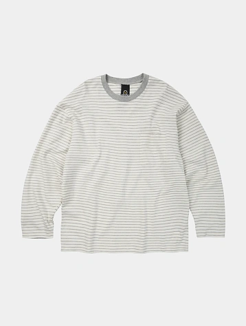 Лонгслив FrizmWORKS Stripe Oversized Relax Ivory