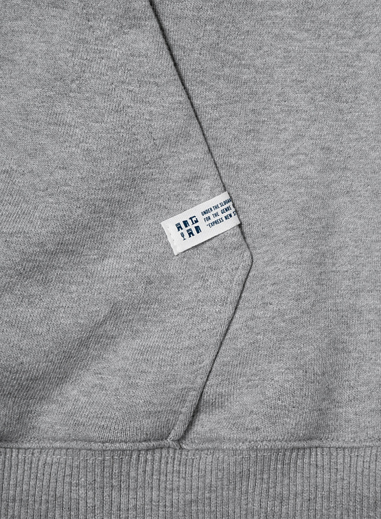 Худи ANGLAN Valley Tuck Sweat Balloon Melange Grey