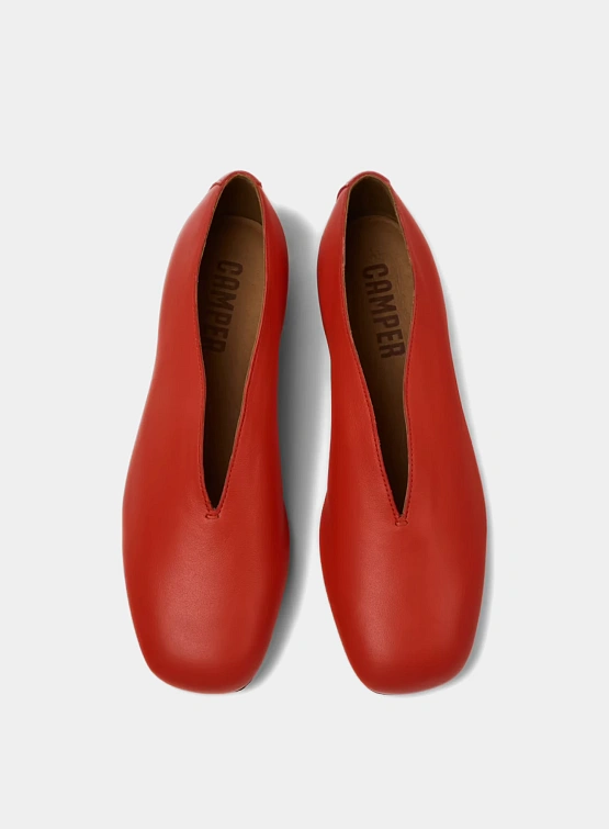Женские балетки Camper Casi Myra Leather Red