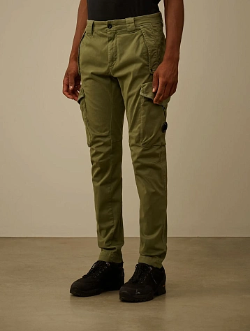 Брюки C.P. Company Lens Cargo Pants Seagrass