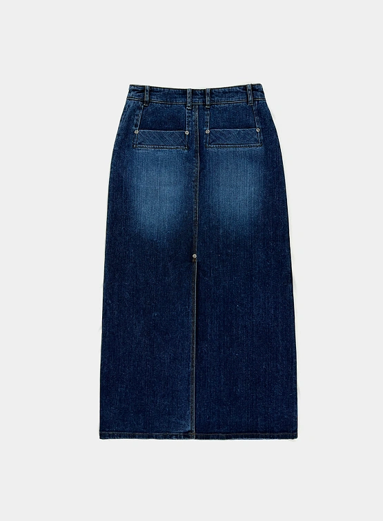 Женская юбка EPINGLER 3 Stitch Detail Denim Dawn Blue