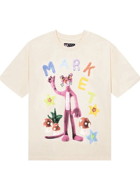 Футболка MARKET Pink Panther Nostalgia T-Shirt Ecru