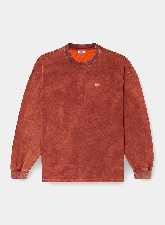 Лонгслив Diesel T-Boxt-Ls-T3 Brown