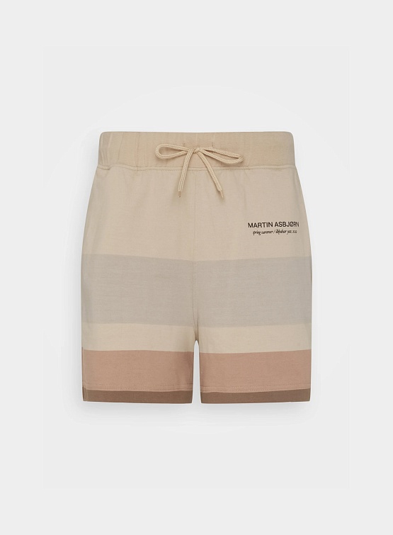 Шорты Martin Asbjorn Ryder Shorts Brown Sugar Stripes