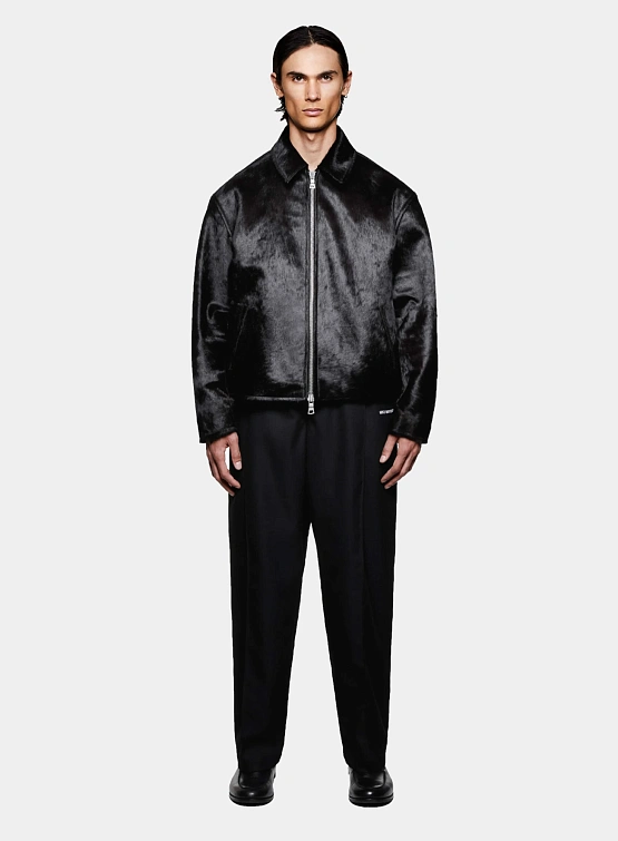 Куртка MKI MIYUKI ZOKU Cropped Cow Hair Rider Deep Brown