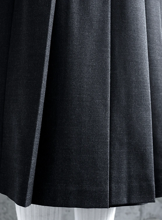 Женская юбка EPINGLER Pleats Long Wrapped Charcoal