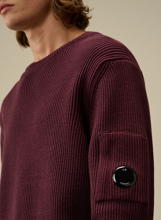 Джемпер C.P. Company Full Rib Knit Potent Purple